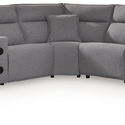 Modmax II - Reclining Sectional - Salt And Pepper
