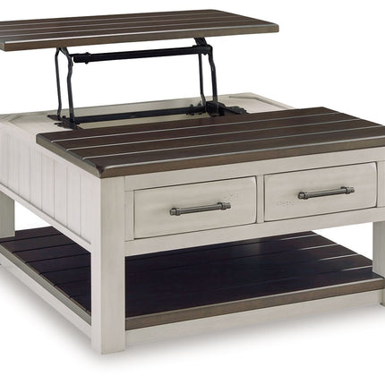 Darborn - Lift Top Cocktail Table - Gray / Brown