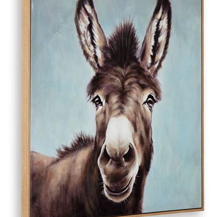 Landerton - Wall Art - Brown / Blue / White