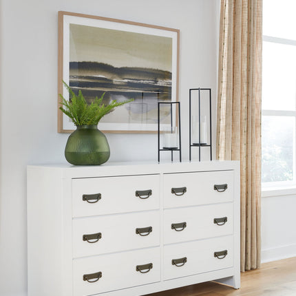 Binterglen - Dresser - White