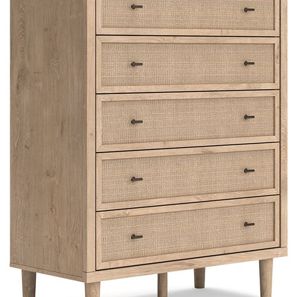 Cielden - Five Drawer Wide Chest - Two-Tone