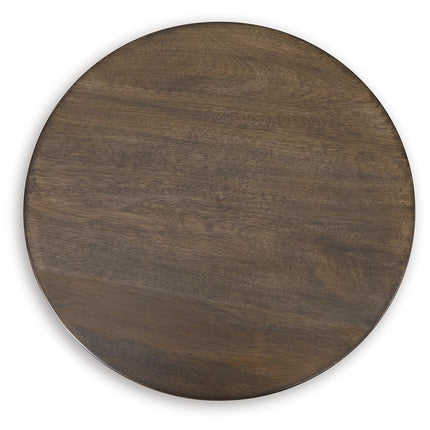 Hadcher - Accent Table - Cream / Brown