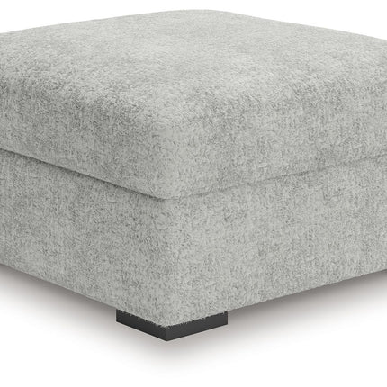 Cuddle Plush - 3 Pc. - 3-Piece Sectional, Chair And Ottoman - Arctic
