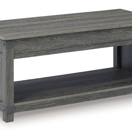 Freedan - 3 Pc. - Coffee Table, 2 End Tables - Grayish Brown