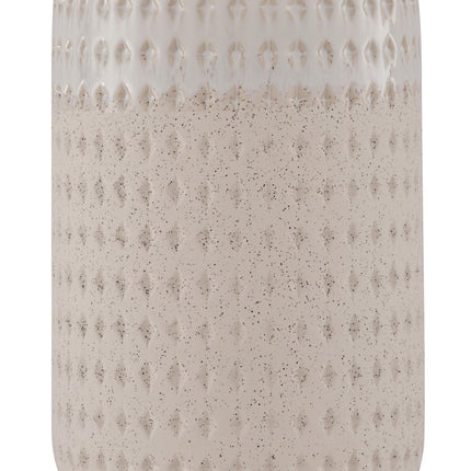 Capwich - Ceramic Table Lamp - Beige / White