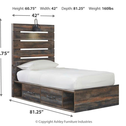 Drystan - Panel Bed
