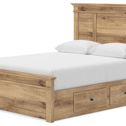 Makidern - Panel Storage Bed