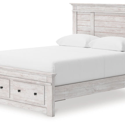 Makidern - Panel Storage Bed