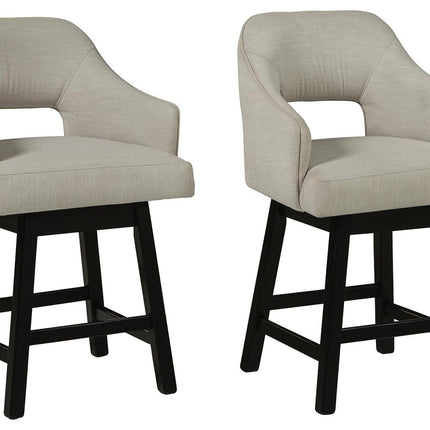Tallenger - Upholstered Swivel Barstool (Set of 2)