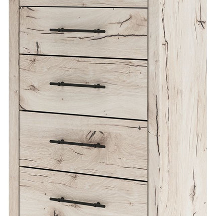 Lawroy - Five Drawer Chest - Light Natural