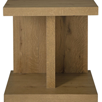 Brinstead - Chair Side End Table - Light Brown