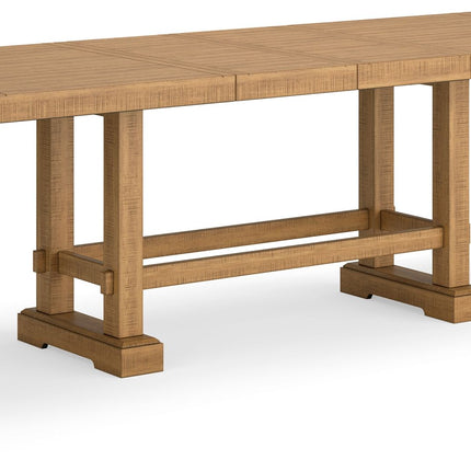 Havonplane - Rectangular Dining Room Counter Extension Table - Brown