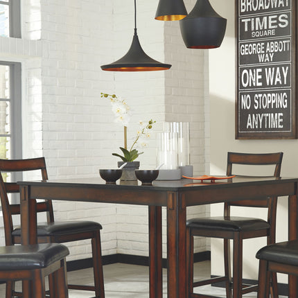 Coviar - DRM Counter Table Set (Set of 5) - Brown