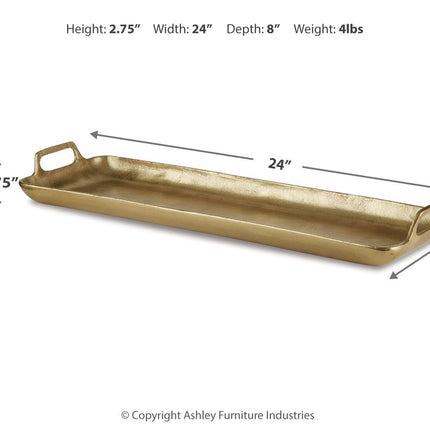 Posy - Tray - Gold Finish