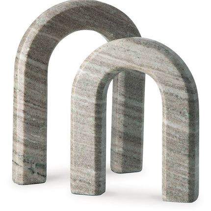 Keithton - Sculpture Set (Set of 2) - Taupe