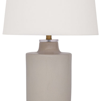 Cylener - Ceramic Table Lamp - Off White