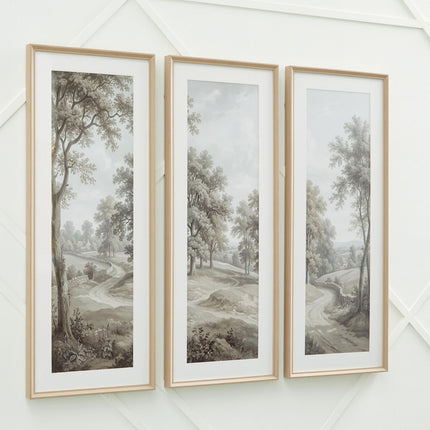 Dixonburg - Wall Art Set (Set of 3) - Taupe / Gray