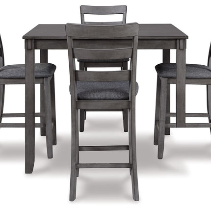 Bridson - Square Counter TBL Set (Set of 5) - Gray