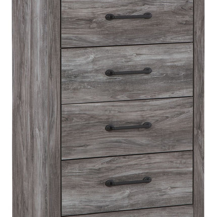 Bronyan - Four Drawer Chest - Dark Gray