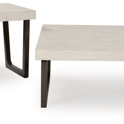 Westenfort - Occasional Table Set (Set of 2) - Espresso / Gray