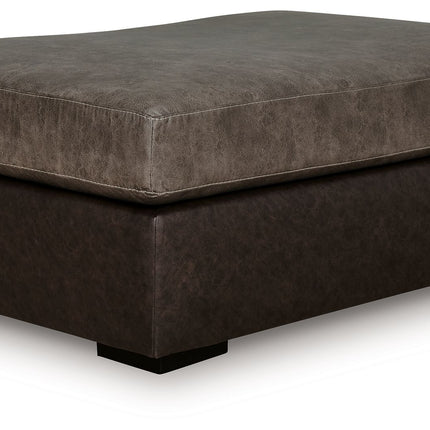 Castille Way - Oversized Accent Ottoman - Fossil