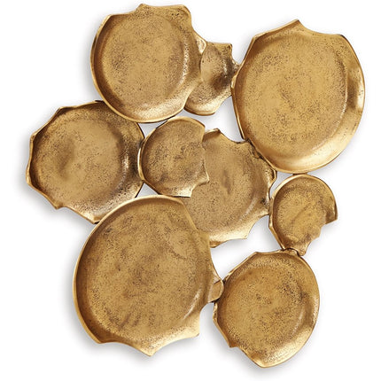 Gageton - Wall Decor - Antique Gold Finish