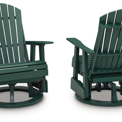 Shell Beach - Swivel Glider Chair - Green