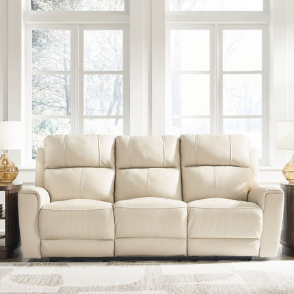 Dahlmoore - Power Reclining Sofa - Almond