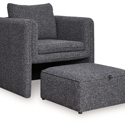 Vreni - Accent Chair - Charcoal / Black