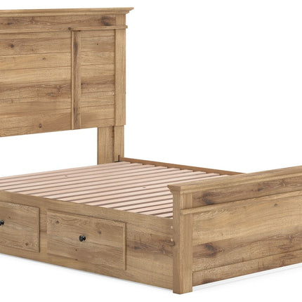 Makidern - Panel Storage Bed