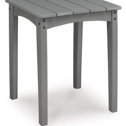 Cove Beach - Square End Table - Gray