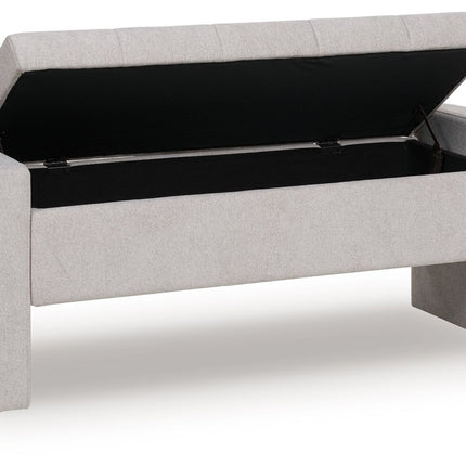 Akselman - Storage Bench - Gray