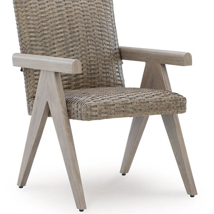 Cliff Trails - Arm Chair (Set of 2) - Beige