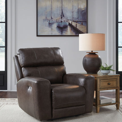 Crossplex - Power Recliner / Adjustable Headrest - Smoke