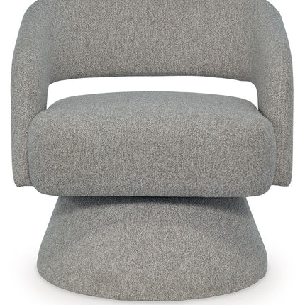 Nashkins - Swivel Accent Chair - Pebble