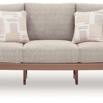 Grover Beach - Sofa With Cushion - Driftwood