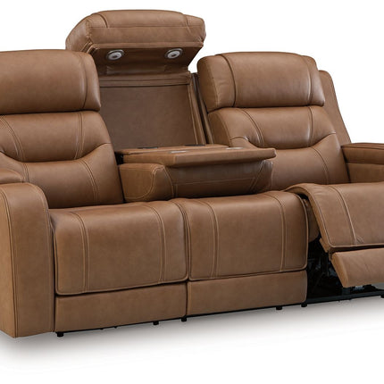 Knightington - Power Reclining Sofa With Audio Seating