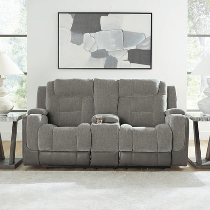 Mixed Motion - Power Reclining Loveseat With Console / Adjustable Headrest