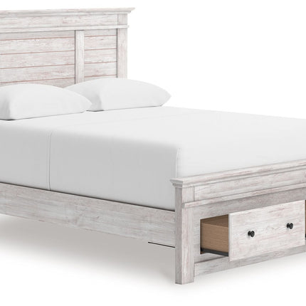 Makidern - Panel Storage Bed