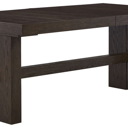 Burkhaus - Rectangular Dining Room Extension Table - Dark Brown