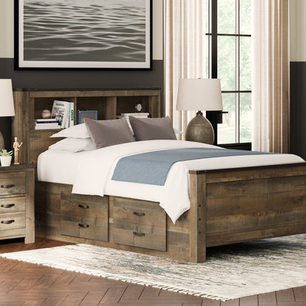 Trinell - Bookcase Bed With Storage