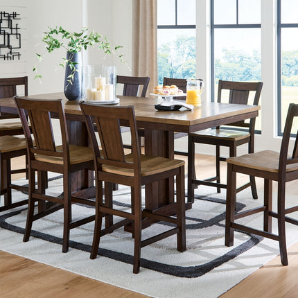Rylandeen - Counter Height Extension Dining Table Set