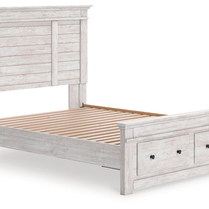 Makidern - Panel Storage Bed