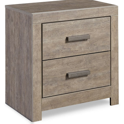 Culverbach - Two Drawer Night Stand - Gray