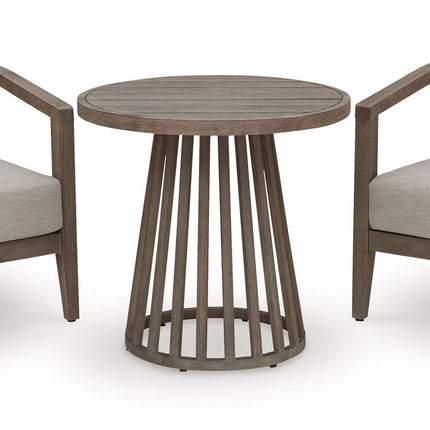 Joy Lagoon - Outdoor Chairs With Cushions/Table (Set of 3) - Beige