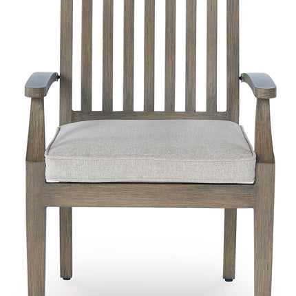 Rainier Ranch - Arm Chair With Cushion (Set of 2) - Brown / Beige