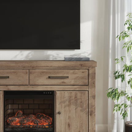 Garistyn - TV Stand With Fireplace Option