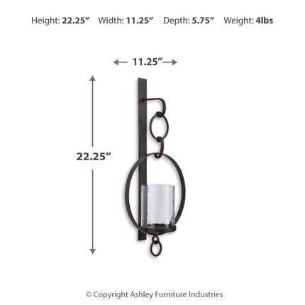 Ogaleesha - Wall Sconce - Brown