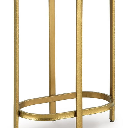 Porterville - Accent Table - Gold Finish
