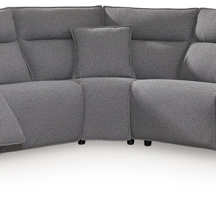 Modmax II - Reclining Sectional - Salt And Pepper